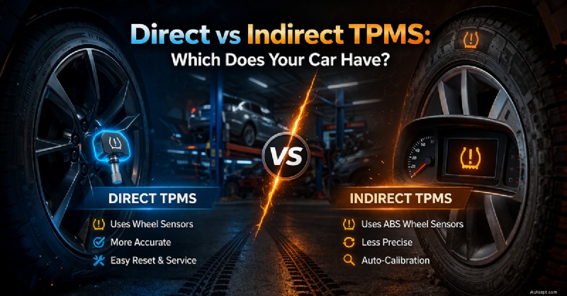 TPMS diretto e indiretto:come identificare il sistema nel tuo veicolo 