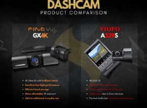 FineVu GX4K vs Viofo A329S:confronto approfondito con la dash cam a doppio canale 