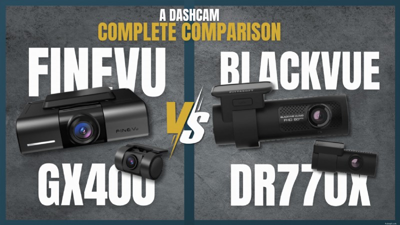 FineVu GX400 vs BlackVue DR590X Plus:quale Dash Cam offre un valore superiore? 