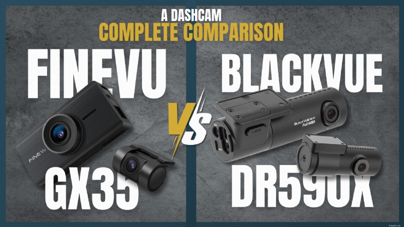 FineVu GX35 vs BlackVue DR590X:quale dash cam a doppio canale vince? 