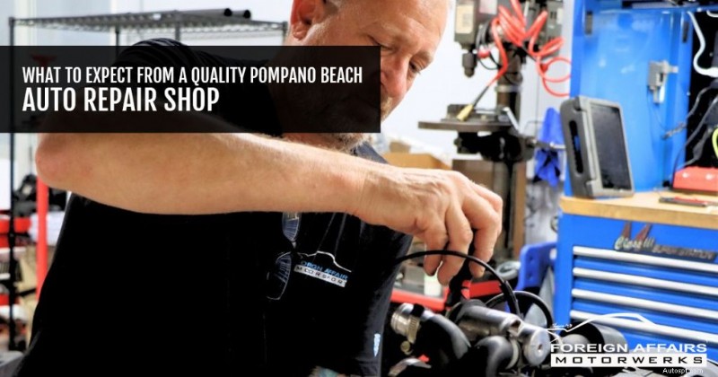 Caratteristiche principali di un officina di riparazione auto di fiducia di Pompano Beach 