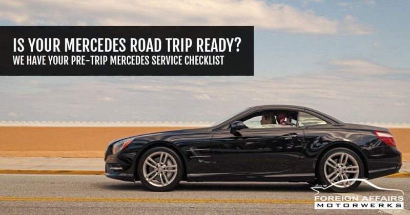 Preparazione del viaggio su strada Mercedes:lista di controllo essenziale per la manutenzione pre-viaggio 