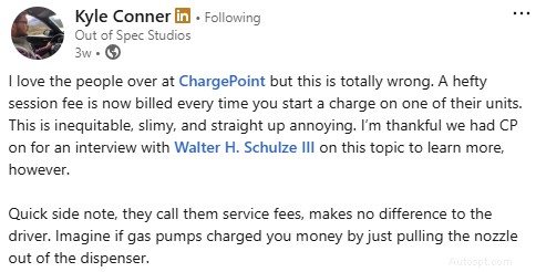 ChargePoint introduce tariffe di sessione standardizzate:impatto su utenti e partner di rete 