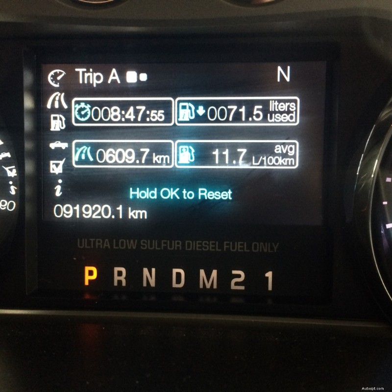 Raggiungere un eccellente efficienza del carburante con una Ford 6.7 Diesel di serie del 2011 
