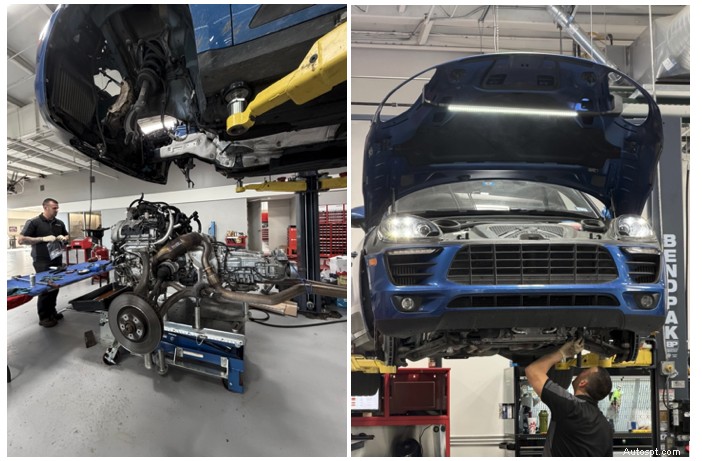 Correzione intelligente o correzione corretta:scegliere la riparazione giusta per le perdite del coperchio della distribuzione Porsche 