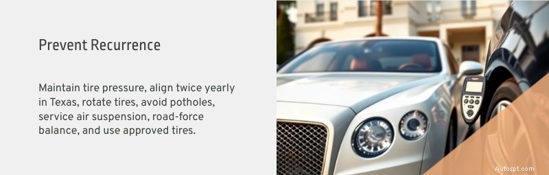 Bentley Allineamento ruote e servizio pneumatici a Dallas e Plano:precisione esperta per prestazioni e sicurezza di lusso 