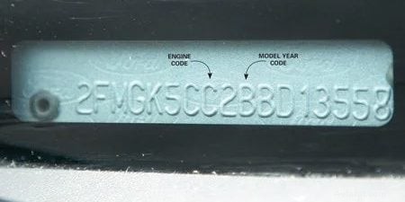 Decodifica il VIN della tua auto per trovare il codice motore e l anno del modello 
