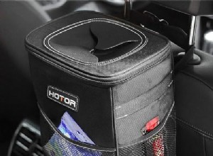 Mantieni la tua auto pulita:la guida definitiva ai bidoni della spazzatura per auto 