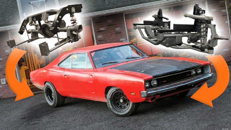 Test dei kit Heidts 4-Link Rear e IFS su un Dodge Charger 